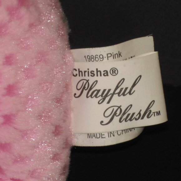 CHRISHA PLAYFUL EASTER RABBIT WAFFLE PLUSH TOY - Picture 6 of 6